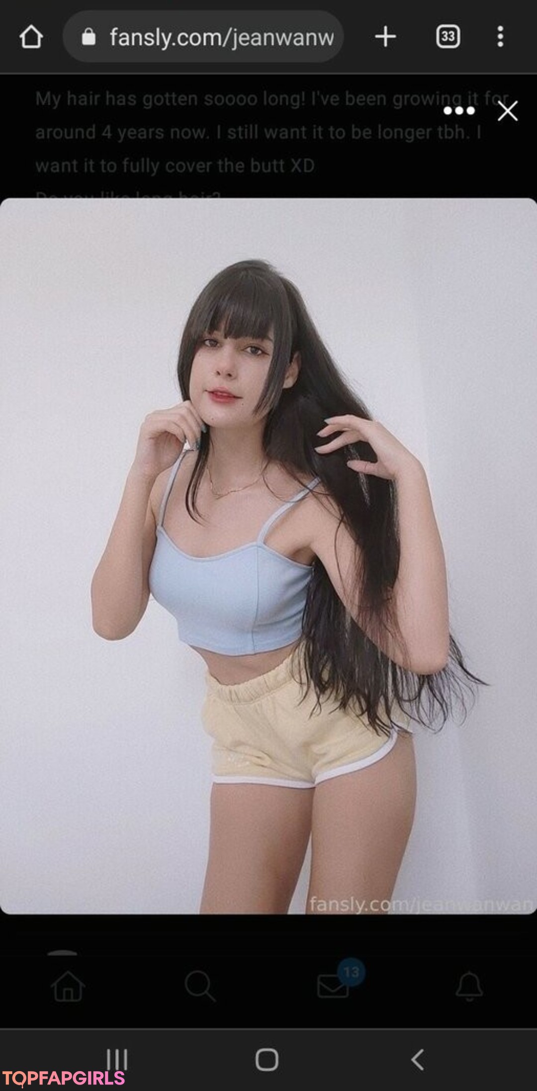 Nagie wyciekłe zdjęcie OnlyFans od Jeanwanwan #2168