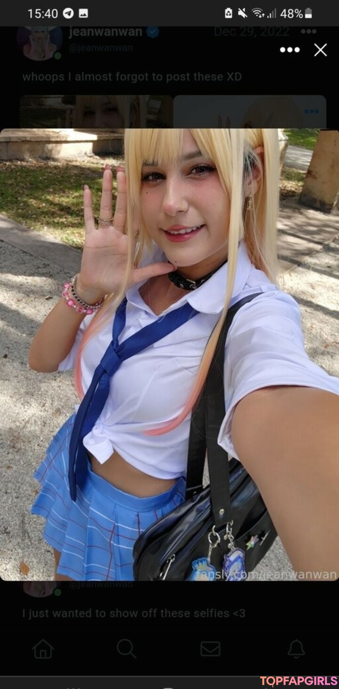 Nagie wyciekłe zdjęcie OnlyFans od Jeanwanwan #2515