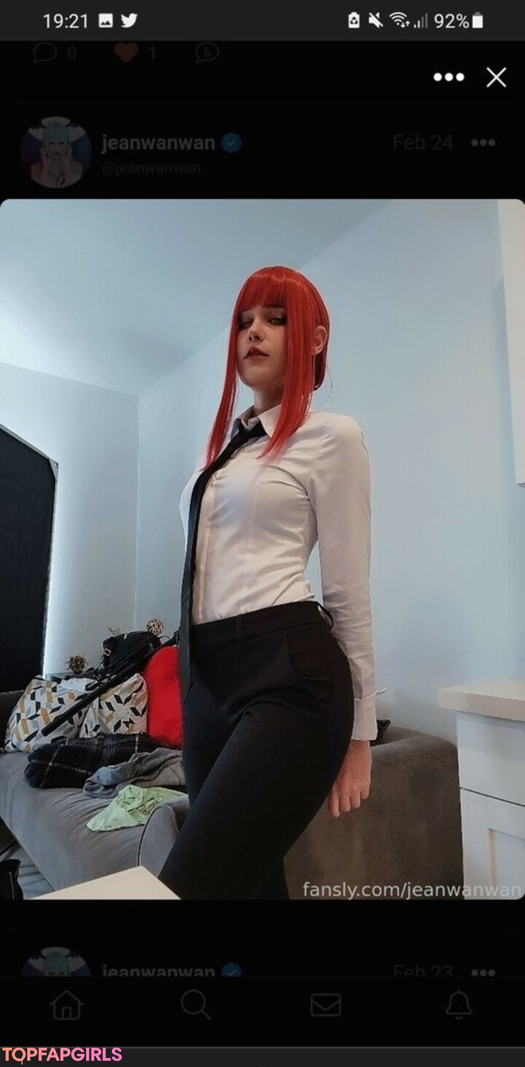 Nagie wyciekłe zdjęcie OnlyFans od Jeanwanwan #2682