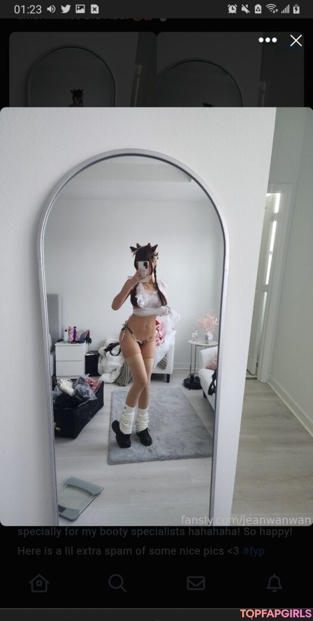 Nagie wyciekłe zdjęcie OnlyFans od Jeanwanwan #2974