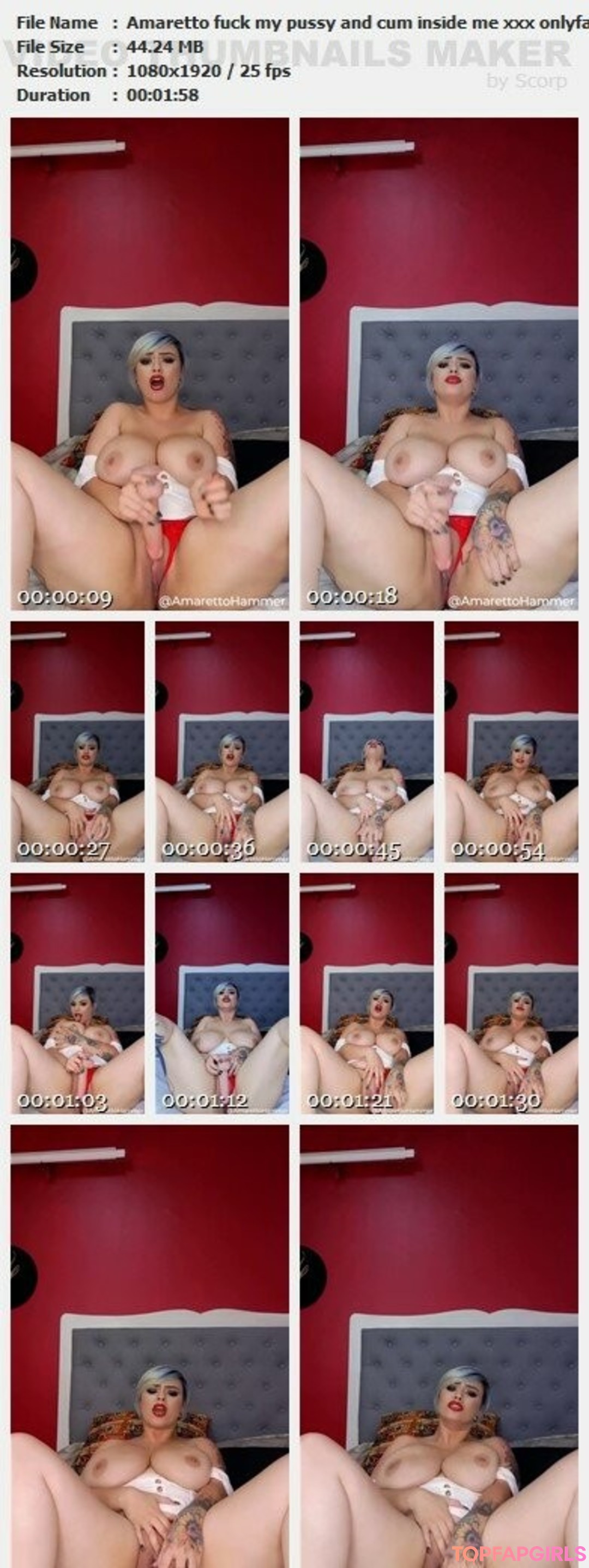 Nagie wyciekłe zdjęcie OnlyFans od Amaretto Hammer #366