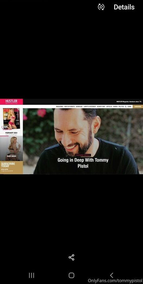 Nagie wyciekłe zdjęcie OnlyFans od Tommypistol