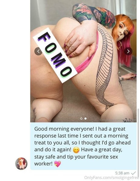 Nagie wyciekłe zdjęcie OnlyFans od Smolgingefree