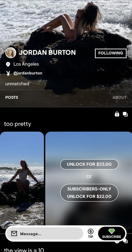 Nagie wyciekłe zdjęcie OnlyFans od Jordan Burton