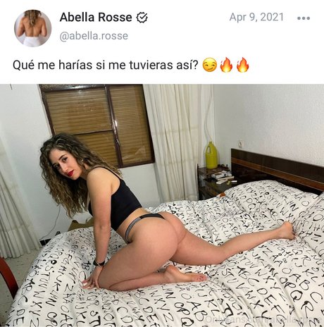 Nagie wyciekłe zdjęcie OnlyFans od Abella Rosse
