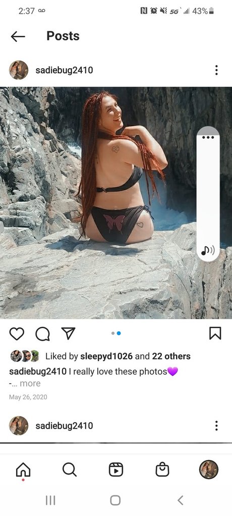 Nagie wyciekłe zdjęcie OnlyFans od Sadiebug
