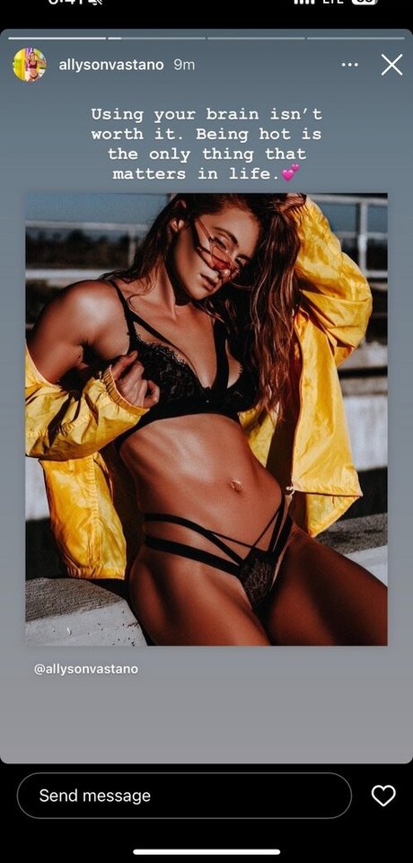 Nagie wyciekłe zdjęcie OnlyFans od Allyson Vastano