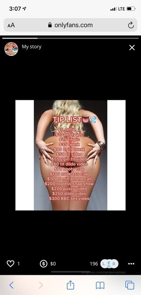 Nagie wyciekłe zdjęcie OnlyFans od Iamjennashea
