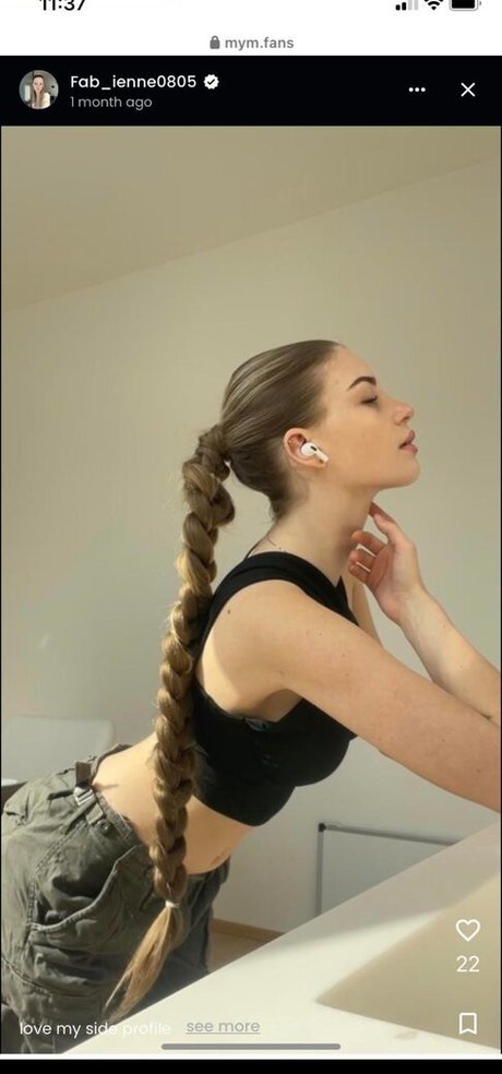 Nagie wyciekłe zdjęcie OnlyFans od Fabienne0805