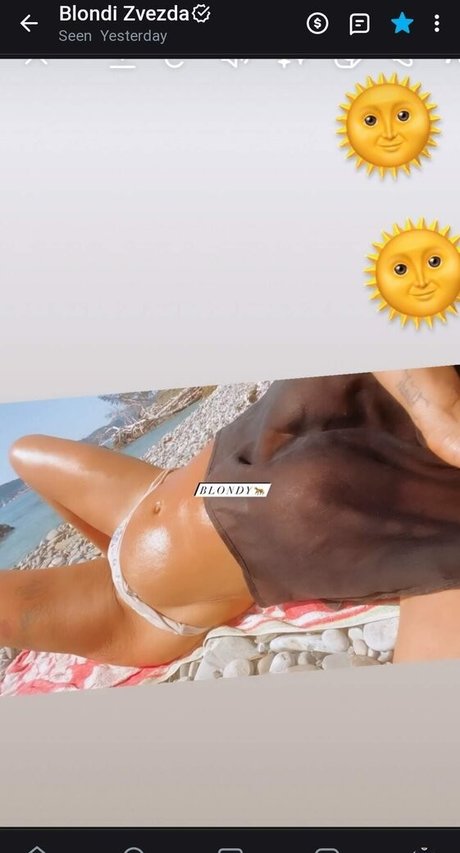 Nagie wyciekłe zdjęcie OnlyFans od Blondi Zvezda