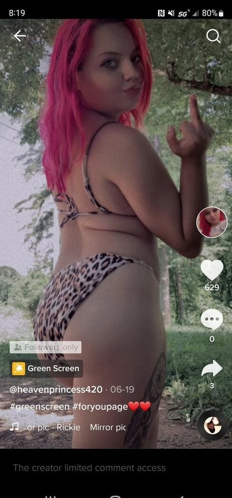 Nagie wyciekłe zdjęcie OnlyFans od Heavenprincess420
