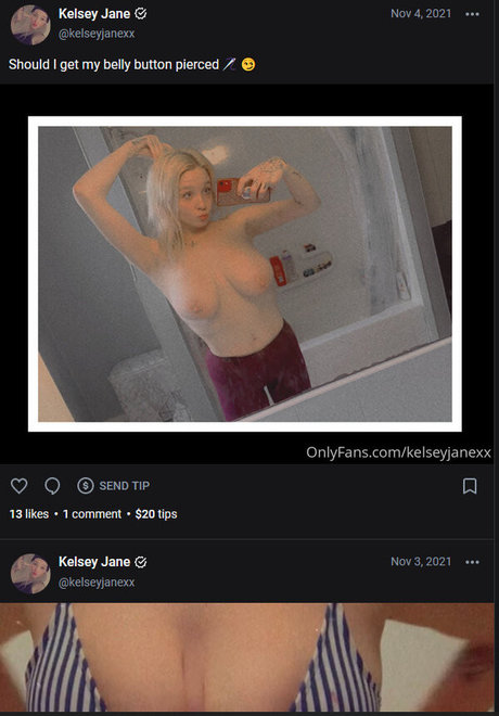 Nagie wyciekłe zdjęcie OnlyFans od Kelseyjanexx