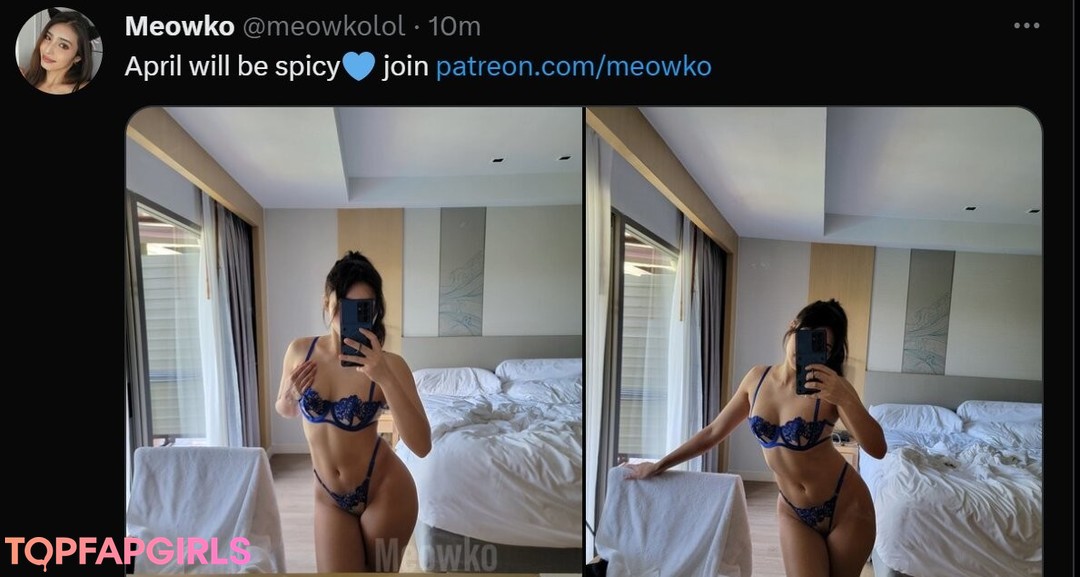 Nagie wyciekłe zdjęcie OnlyFans od Meowko #1182