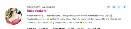Nagie wyciekłe zdjęcie OnlyFans od Nakedbakers