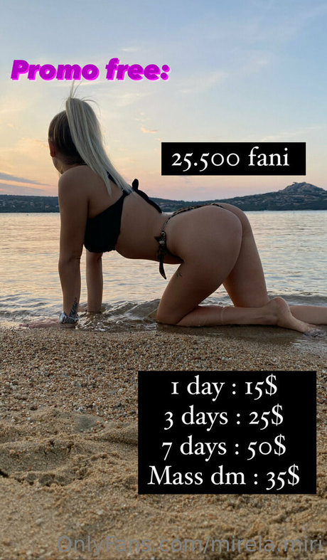 Nagie wyciekłe zdjęcie OnlyFans od Mirelamiri