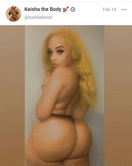 Nagie wyciekłe zdjęcie OnlyFans od Baddiekeish